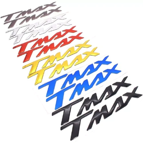 ανάγλυφα αυτοκόλλητα yamaha tmax 3d σε διάφορα χρώματα