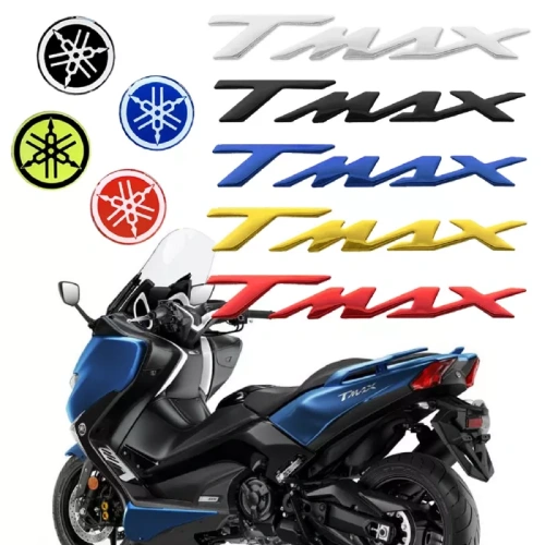 αυτοκόλλητα T-Max, ανάγλυφα αυτοκόλλητα Yamaha, T-Max 560 stickers, 3D σήματα T-Max.