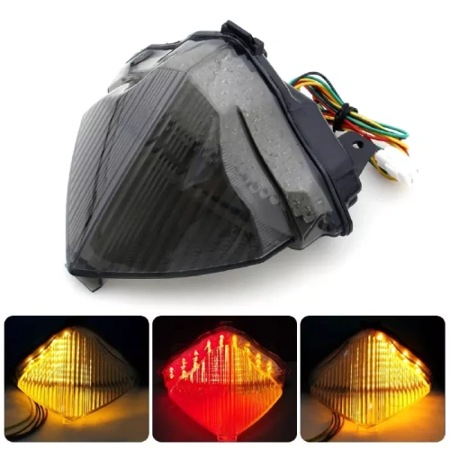 LED πίσω φανάρι με ενσωματωμένα φλας Yamaha R1 2004-2006 φιμέ