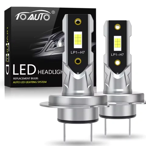 Λάμπες LED H7 με κουτί συσκευασίας για αυτοκίνητο και μοτοσυκλέτα