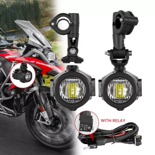 LED προβολείς BMW GS κιτ και σημείο τοποθέτησης στη μοτοσυκλέτα