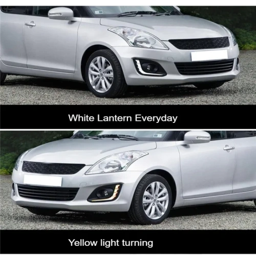 Suzuki Swift με φώτα ημέρας DRL LED και ενεργό φλας