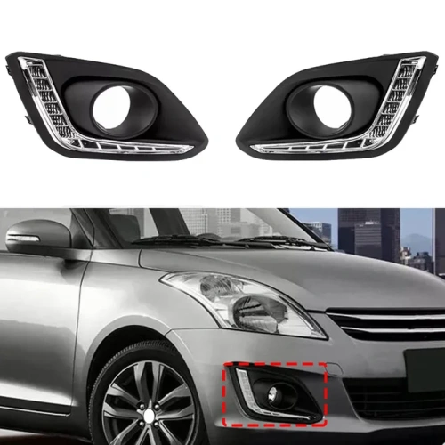 Suzuki Swift με φώτα ημέρας DRL LED κατά την οδήγηση