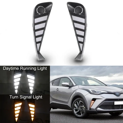 Toyota CHR 2020 με φώτα ημέρας DRL LED και ενεργό φλας