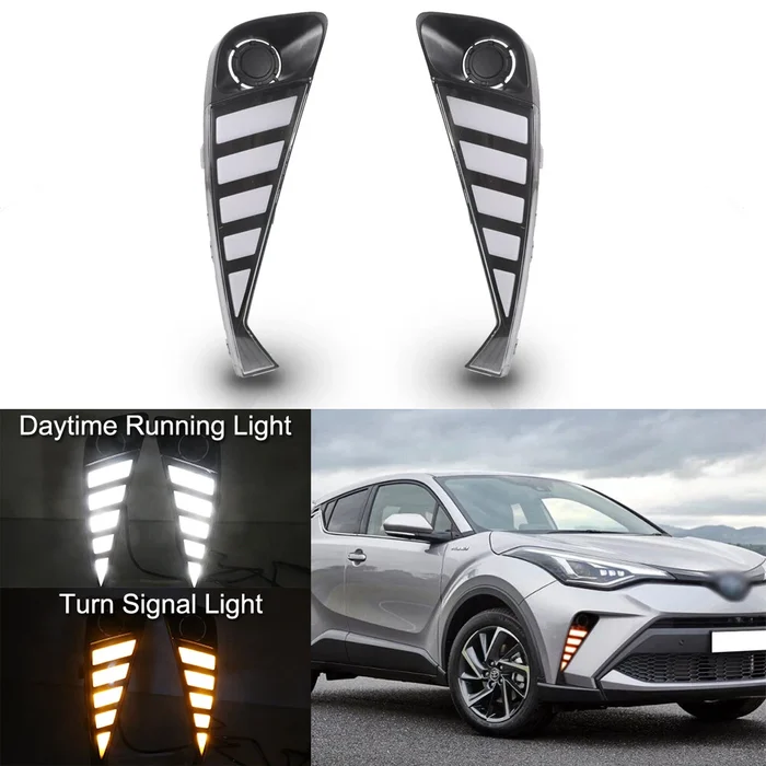 toyota-chr-2020-drl-led-flas-energa Toyota CHR 2020 με φώτα ημέρας DRL LED και ενεργό φλας