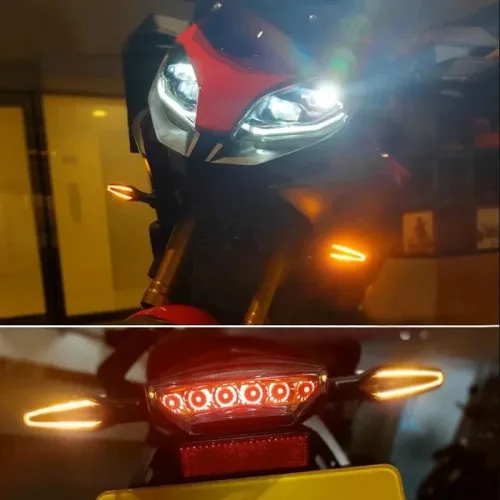 BMW εμπρός LED φλας τοποθετημένα σε BMW S1000 XR μοτοσυκλέτα
