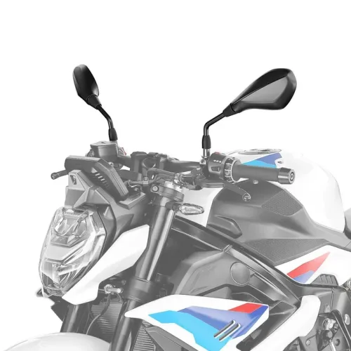 καθρέφτες μηχανής bmw τοποθετημένοι σε μοτοσυκλέτα