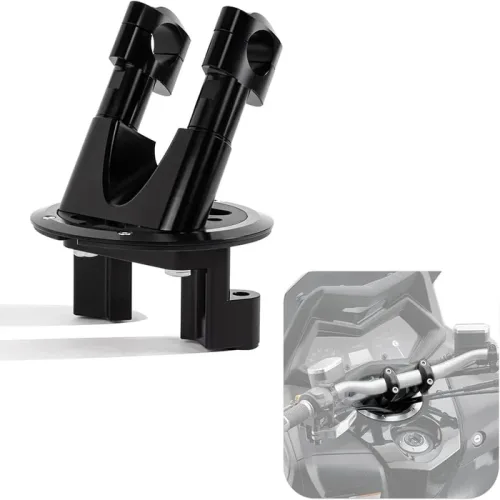 καβαλέτα τιμονιού TMAX riser kit τοποθετημένα στη μοτοσυκλέτα