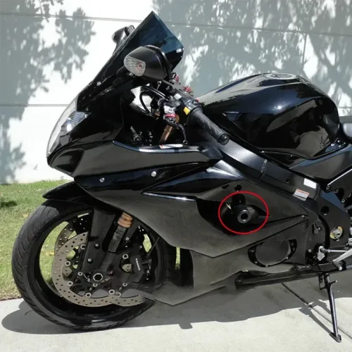Μανιτάρια GSXR 600 750 τοποθετημένα σε Suzuki για προστασία πλαισίου και fairing