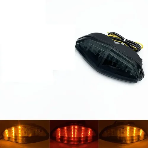 Πίσω φανάρι VStrom LED αναμμένο με λειτουργία φλας