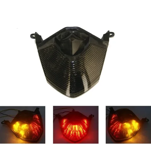 Πίσω φανάρι Z750 Z1000 LED αναμμένο με ενεργοποιημένα φλας