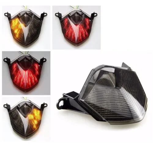 Πίσω φανάρι ZX6R ZX10R LED αναμμένο με ενεργοποιημένα φλας