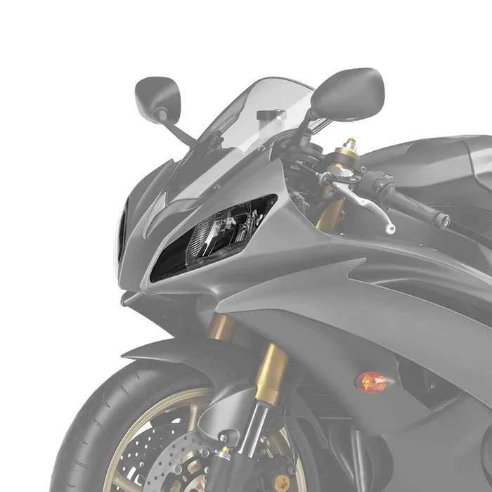 yamaha-r6-fanari-mixani-2008-2016 μπροστινό φανάρι Yamaha R6 πάνω στη μηχανή εμπρός φανάρι R6 τοποθετημένο