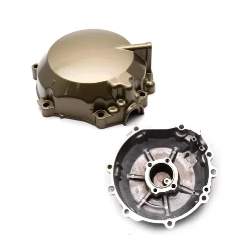 Αριστερό καπάκι μοτέρ kawasaki zx12r 2002-2006 εσωτερική όψη με 4 τρύπες πηνίου