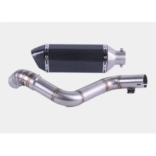 Εξάτμιση για ktm duke 390 250 200 125 390cc 250cc 200cc 125cc aftermarket σπορ τελικό με μακρύ σωλήνα de-cat link pipe 2013-2016