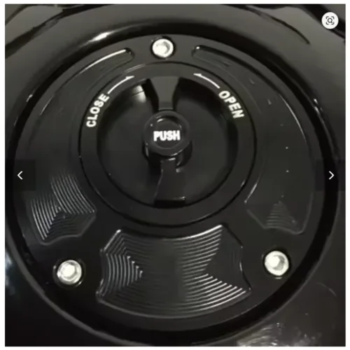 Τάπα βενζίνης CNC Yamaha FZ1 FZ6 και FZ8 Fazer χωρίς κλειδί τοποθετημένη στο ντεπόζιτο