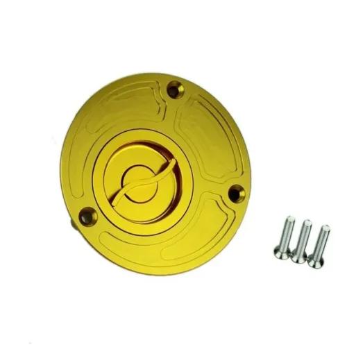 Χρυσή τάπα βενζίνης CNC Yamaha TDM 900 και XJ6 Diversion χωρίς κλειδί γρήγορου ανοίγματος